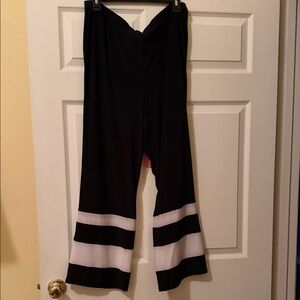 Coco Bianco Black and White Wide Leg Pants